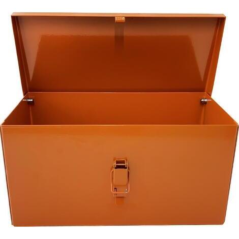 Cassetta porta attrezzi 300x200 H 150 mm arancio lucido portalucchetto